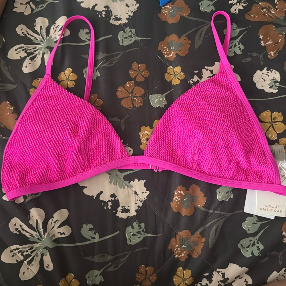 Good American Always Fits Perfect Fit Bikini Top